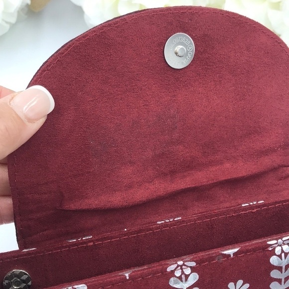 Burgundy MIRROR CLUTCH - Picture 6 of 9